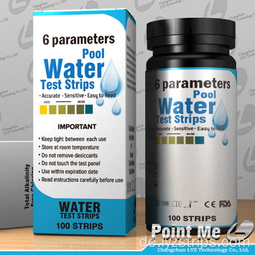 6 in 1 Schwimmbadwassertestkit